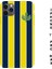 Asya Case Sarı Lacivert Çubuklu Baskılı Iphone 11 Pro Max Silikon Telefon Kılıfı Fenerbahçe 1