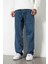 Baggy Relaxed Jean Efektli Pantolon Dark Blue 1