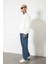 Baggy Relaxed Jean Efektli Pantolon Dark Blue 3
