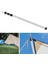Teleskoplama Muşamba Kutupları Çubuklar Çıkarılabilir Ayarlanabilir 118-211CM Dış Mekan 3.0m Gümüş (Yurt Dışından) 5