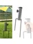 Parasol Şemsiye Standı Dış Mekan Bahçe Şemsiyesi Tutucu W/ 2 Çatal Boru Çapı 4cm (Yurt Dışından) 3
