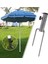 Parasol Şemsiye Standı Dış Mekan Bahçe Şemsiyesi Tutucu W/ 2 Çatal Boru Çapı 4cm (Yurt Dışından) 4
