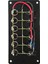 Switch Panel 6 Anahtarlı Yatay 12-24v Sigorta Paneli 80X170mm 3