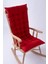 Selen Kırmızı Sandalye Minderi, Bank, Salıncak Sallanan Sandalye Minderi 120x50cm (Sadece Minder) 1