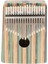 1 Set 17 Tuşlar Yeşil Kalimba Mbıra Lamelafon Vaka Tuning Aracı ile (Yurt Dışından) 2