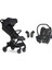 Mini By Easywalker Buggy Snap Kabin Boy Travel Sistem Bebek Arabası - Oxford Black, tek tuşla otomatik katlanan bebek arabası 6