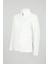 Peridot Tam Fermuarlı Kadın Polar Sweatshirt Beyaz 2ASPRD11050 1