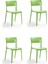 Pano Renkli Sandalye 6'lı Set Yeşil 1