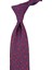 Bordo - Mavi Motif Desen Mendilli Klasik Kravat KK11186 1