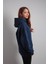 to Cosmos Unisex Oversize Hoodie Iskelet Baslıkı Lacivert 4