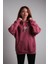 Unisex Oversize Hoodie Dolar Kolyeli Panda Gül Kurusu 2