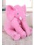 Yk Store Pembe Peluş Uyku Arkadaşım Yumuşak Fil Büyük Boy 60 cm 1