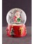 Noel Baba 2023 Merry Christmas Tasarımlı 9 cm Orta Boy Işıklı Kar Küresi 1b 3