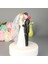 Çift Gelin W.light Cilt Reçine Düğün Heykelcik Dekoratif Kek Topper (Yurt Dışından) 3