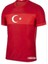 Futbol Forması Tek Üst Beyaz Kırmızı halısaha forması 1