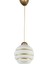 Eko 2046 Modern Tasarım Cafe Mutfak Gold Renk Gold Camlı Sarkıt Tekli Avize (15CM Çap) 1
