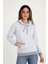 Kapüşonlu Gri Sweatshirt 1