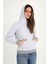 Kapüşonlu Gri Sweatshirt 3