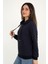 Kapüşonlu Lacivert Sweatshirt 4