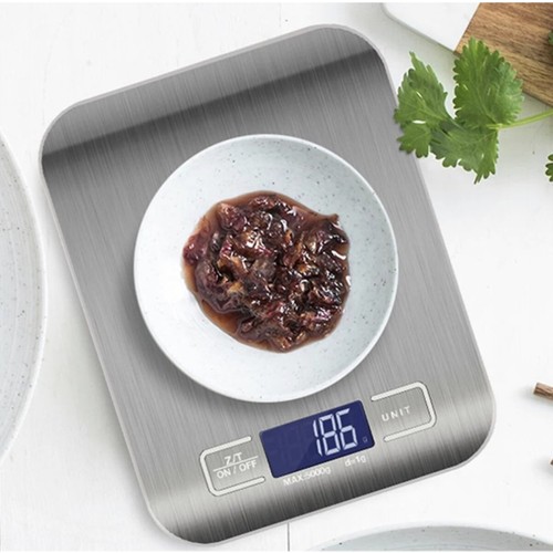 Tiffany Lüx Dijital Mutfak Terazisi 5 kg 1 gr Hassas Paslanmaz Çelik
