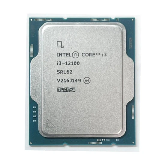 Intel Core i3 12100 3,3 GHz 12 MB Cache 1700 Pin İşlemci