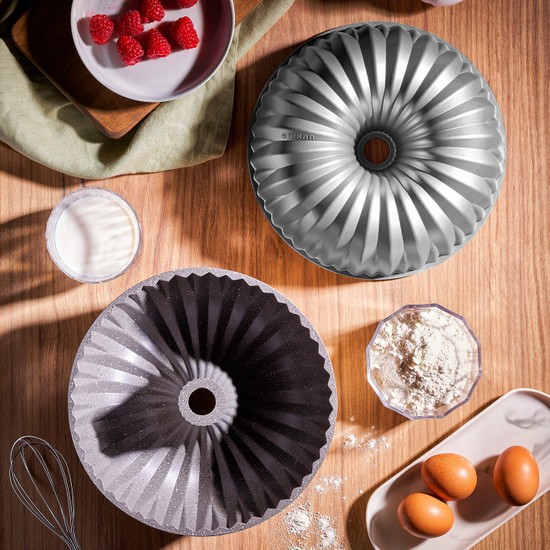 Emsan Griss Hardstone Gri Döküm Kek Kalıbı 24 cm
