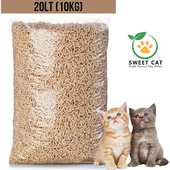 Sweet Cat Kedi Kumu Doğal Çam Pelet 20 lt 10 kg