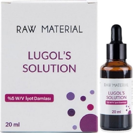 Raw Material Lugol's Solution Iyot 5 Damla 20 ml x 2 Adet Fiyatı