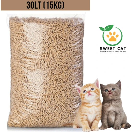 Sweet Cat Kedi Kumu Doğal Çam Pelet 30 lt 15 kg