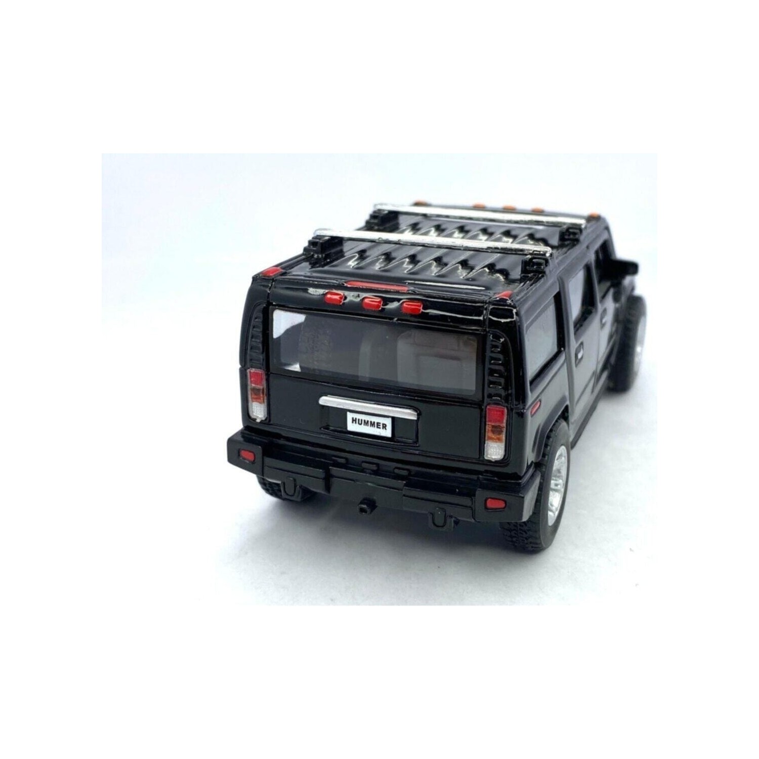 2008 Hummer H2 Suv, Black - Kinsmart 5337D - 1/40 Scale Diecast Model Toy Car (Brand New, But Not In Box - Foto 8