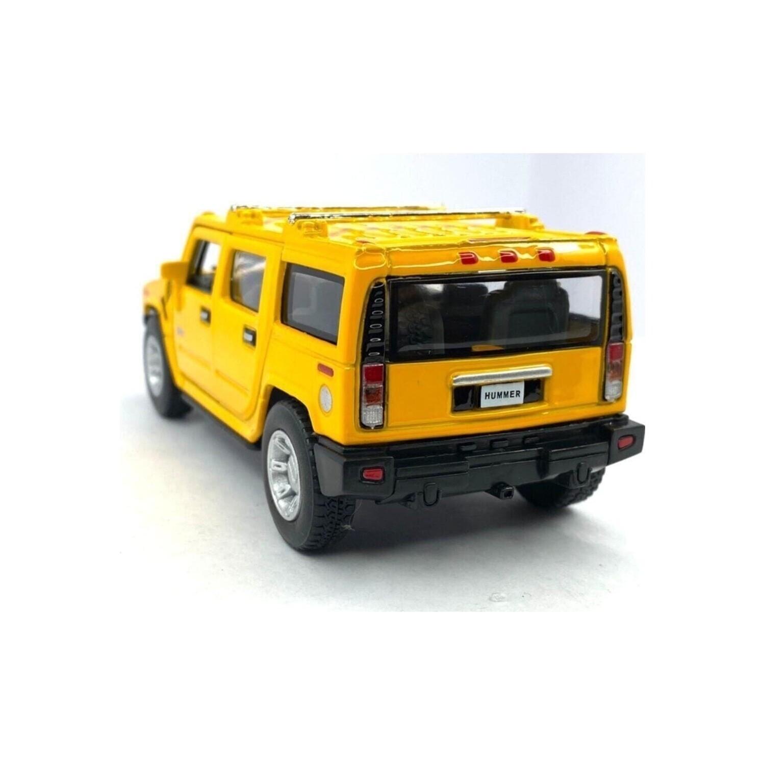 2008 Hummer H2 Suv, Black - Kinsmart 5337D - 1/40 Scale Diecast Model Toy Car (Brand New, But Not In Box - Foto 6