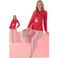 Eminna Kadın Uzun Kollu Pijama Takımı