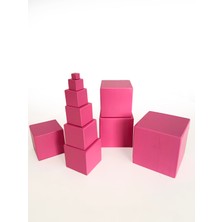 Eska Events Montessori Pembe Kule 1 - 10 cm Arası 10 Küp