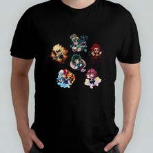Pixxa My Hero Academia Pamuklu Bisiklet Yaka T-Shirt Model 6