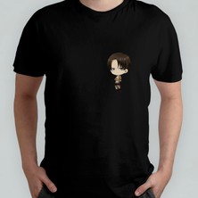 Pixxa Attack On Titan Pamuklu Bisiklet Yaka T-Shirt Model 5