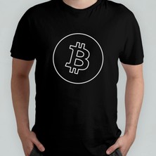 Pixxa Kripto Para Cryptocurrency Pamuklu Bisiklet Yaka T-Shirt Model 3