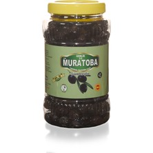 Muratoba Kooperatifi Az Tuzlu Orta Boy Siyah Zeytin 1 kg 311-350 Kalibre