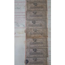 Vintage Çerçevede Osmanlı Çöp Vergisi