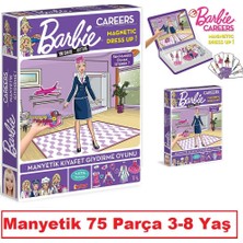 Kelebek Oyuncak Barbie Careers (Kariyer) Manyetik Kıyafet Giydirme Oyunu 75 Parça