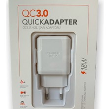 Ata Elektronik Quick Cep Telefonu Şarz Başlığı 5V 3A , 9V 2A , 12V 1.5A Adaptör Şarj Cihazı Kafası Quick Hızlı Şarj Şarz 5 Volt 3 Amper 3000MAH 5V 3A 9V 2A 12V 1.5A 18W Hızlışarj