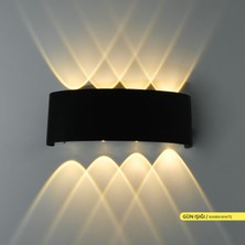 Ack 8W Çift Yönlü LED Duvar Aplik Iç ve Dış Mekan Dekoratif Aydınlatma Bahçe Aydınlatması