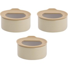 Neoflam Fıka One Seramik 3'lü Saklama Kabı Bej 600ML