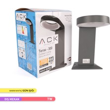 Ack Teras 300 - 7W LED Bahçe Aydınlatma Armatürü 3000K Günışığı 30CM