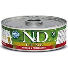 N&D Tavuklu ve Narlı Tahılsız Yetişkin Kedi Konservesi 80GR