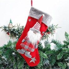 Ashley Noel Çorap Büyük Lüks Kişiselleştirilmiş Baba Şeker Hediye Çantası Noel Baba (Yurt Dışından)