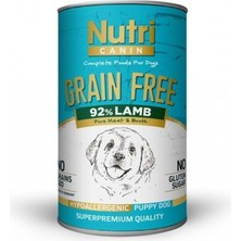 Nutri Canin Kuzulu ve Patatesli Tahılsız Yavru Köpek Konservesi 400GR