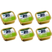 Plaisir Pate Somonlu Kedi Yaş Konserve Maması 100 gr 6 Adet