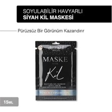 Dermokil Soyulabilir Havyarlı Siyah Kil Yüz Maskesi Tüm Cilt Tipleri İçin 15 ml x 2 Adet