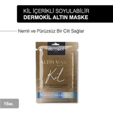 Dermokil Soyulabilir Gold Yüz Maskesi Tüm Cilt Tipleri İçin 15 ml x 2 Adet