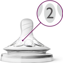 Philips Avent Philips Philips Avent Natural Biberon Emziği +1 Ay 2li